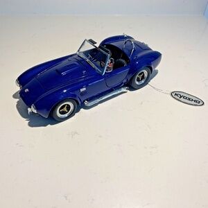Kyosho Shelby Cobra 427 S/C BLUE Diecast Car Model 1/18 1:18 Scale Original Tag